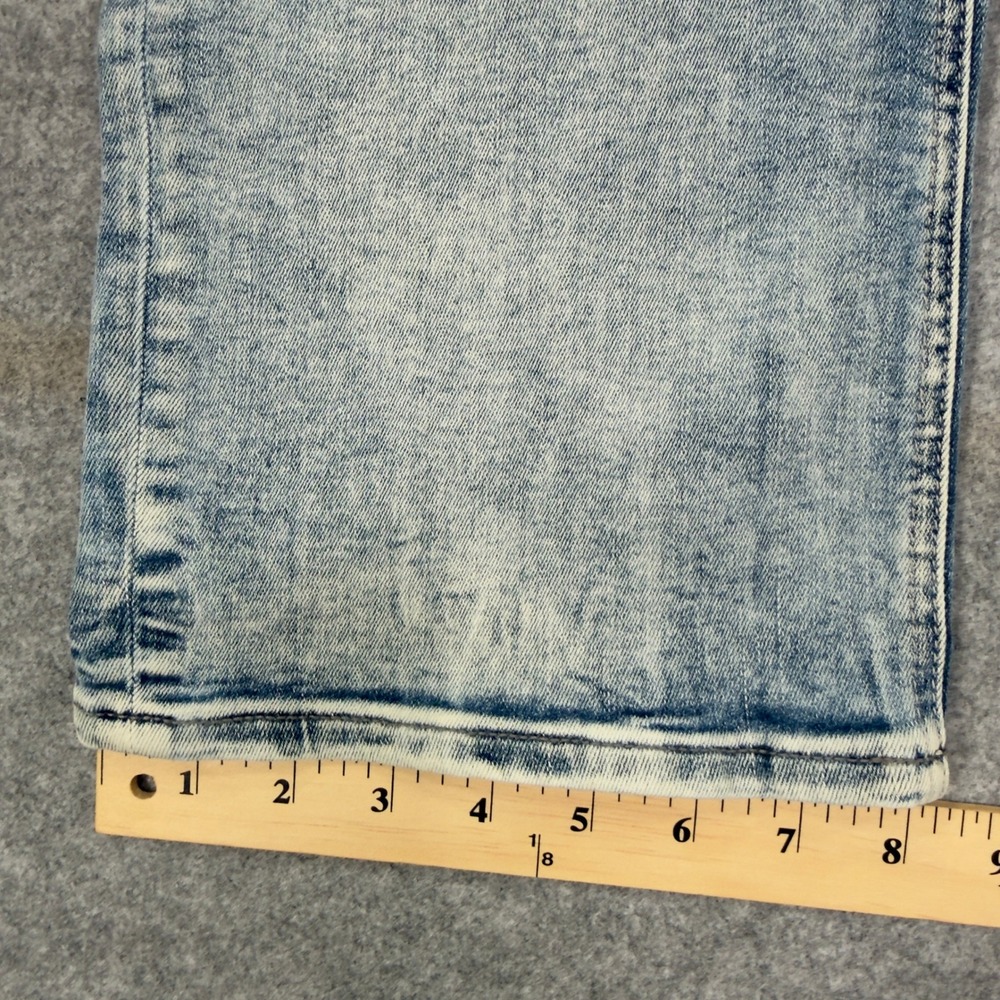 Buffalo David Bitton Driven-X Relaxed Straight Stretch Jeans Light Wash 33 NEW - Picture 12 of 13